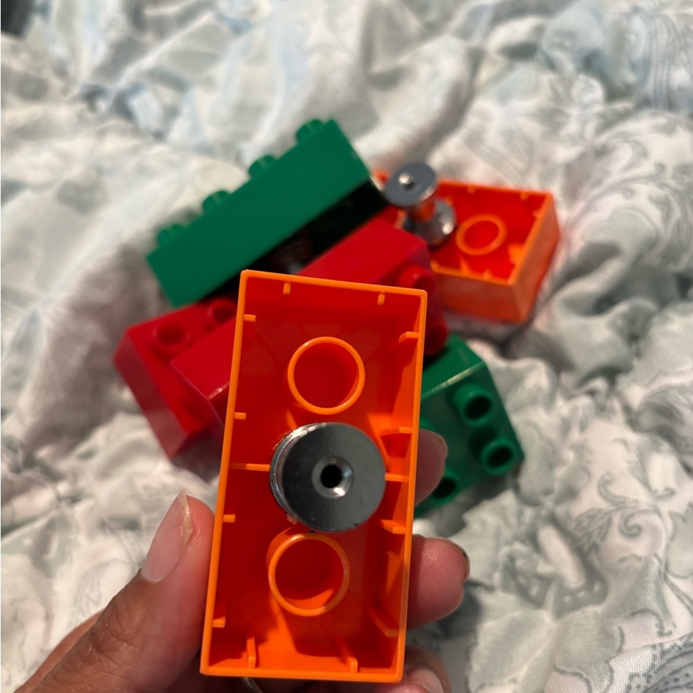 Drawer Pulls Colorful Building Blocks Legos drawer Pulls set of 6
